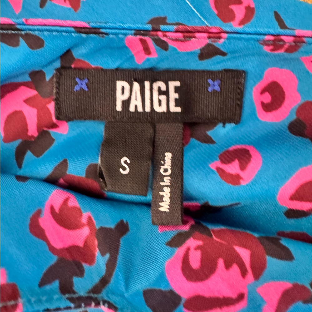 PAIGE Cicely Floral Satin Camisole Top - Picture 7 of 8